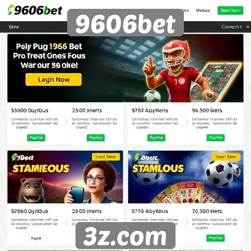 Comparação entre bônus e promoções da 9606bet